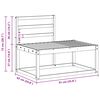 vidaXL Āra dīvānu komplekts 2 pcs Dabiska 182,5 x 63 x 73 cm