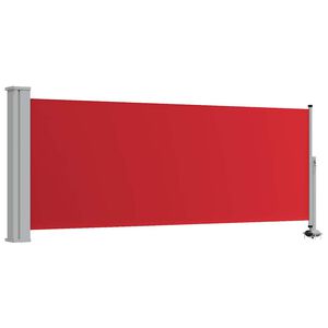 vidaXL izvelkama sānu markīze, sarkana, 100x300 cm