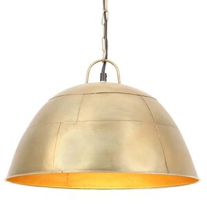 vidaXL griestu lampa, industriāla, misiņa krāsā, 25 W, 41 cm, E27
