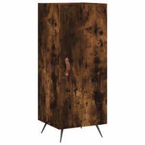 vidaXL kumode, ozolkoka krāsa, 34,5x34x90 cm, inženierijas koks