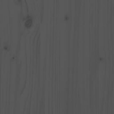 vidaXL rakstāmgalds ar atvilktnēm, pelēks, 100x50x78 cm, priedes koks