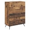 vidaXL Atvilktņu skapis 66 x 34,5 x 90 cm Inženierijas koks Vecs koks