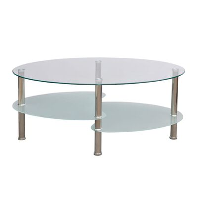 vidaXL kafijas galdiņš ar ekskluzīvu dizainu, balts