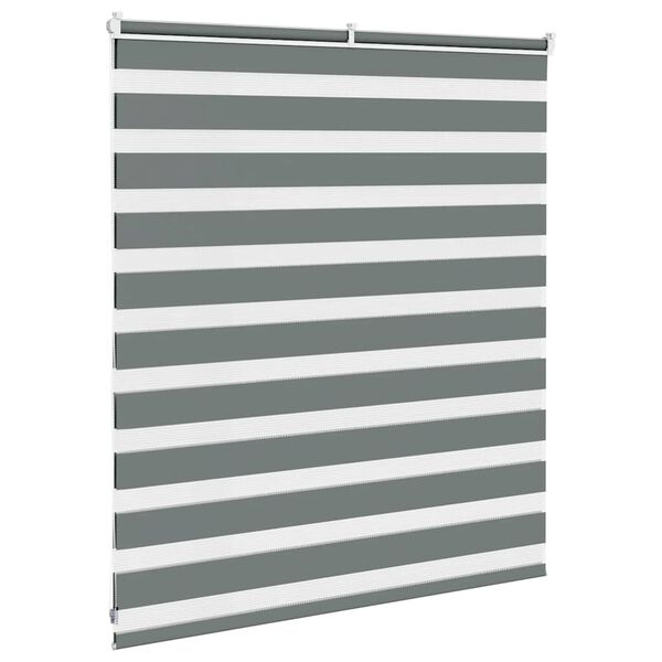 vidaXL žalūzijas zebra 130x100 cm auduma platums 125,9 cm poliesters