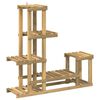 vidaXL Augu statīvs Balts 93,5 x 25 x 91,5 cm Cietā akācijas koks