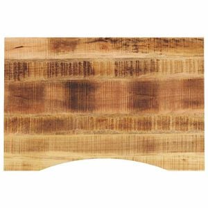 vidaXL galda virsma ar izliekumu, 90x50x2,5 cm, mango masīvkoks