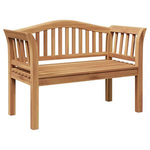 vidaXL sols Brūna 120 x 53,5 x 85 cm Masīvs tīkkoks