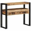 vidaXL Konsoles galds Brūna 90 x 33 x 75 cm Cieta mango koksne