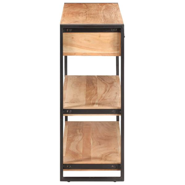 vidaXL kumode, 120x30x75 cm, akācijas masīvkoks