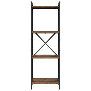 vidaXL Grāmatu plaukts 40 x 30 x 119 cm Inženierijas koks Vecs koks