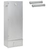 vidaXL Smēķētājs krāsns 3 pcs 44,5 x 29 x 110 cm Cinkots tērauds
