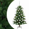 vidaXL Mākslīgā Ziemassvētku eglīte ar rotājumiem 120 cm 150 LED