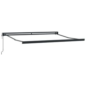 vidaXL Pārklājuma struktūra Antracīts 300 x 250 cm Alumīnijs