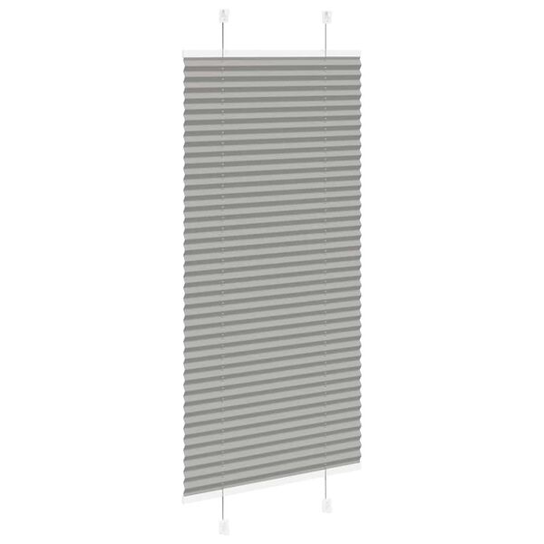 vidaXL plisētās žalūzijas antracīts 65x150 cm auduma platums 64,4 cm