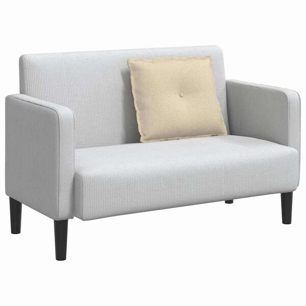 vidaXL Atpakaļ spilvens Krēmkrāsa 60 x 19 x 50 cm audums