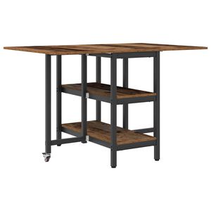 vidaXL Ēdamistabas galds 122 x 80 x 76,5 cm Inženierijas koks