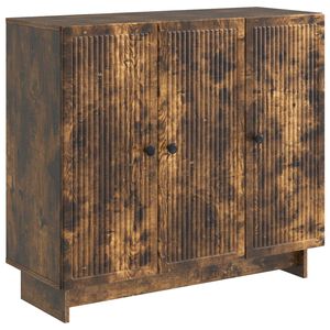 vidaXL Puse Kūpināts ozols 89 x 34,5 x 80 cm Inženierijas koks