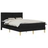 vidaXL Gultas rāmis 140 x 190 cm Melns