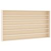 vidaXL koka kolekcionāra vitrīna ar 6 plauktiem 100x9x55 cm