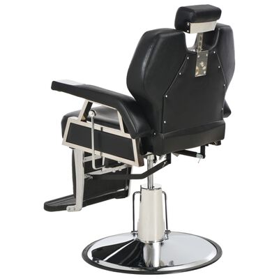 vidaXL frizieru krēsls, 72x68x98 cm, melna mākslīgā āda