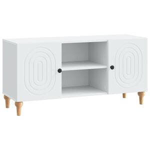 vidaXL Televizora skapī&scaron;a Balts 102 x 34,5 x 50 cm Inženierijas koks