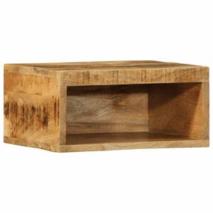 vidaXL sienas TV skapītis, 40x30x19 cm, neapstrādāts mango masīvkoks