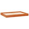 vidaXL Suņu gulta Vaks brūns 101,5 x 74 x 9 cm Cieta priede