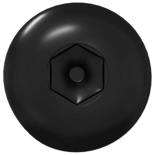 vidaXL Elkoņu uzgriežņi 8451 pcs Melns Metāls