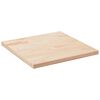 vidaXL galda virsma, 90x90x2,5 cm, priedes masīvkoks, kvadrāta forma