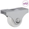 vidaXL Ritenis 12 gab. Balts 42 x 11,5 x 29 mm Dzelzs