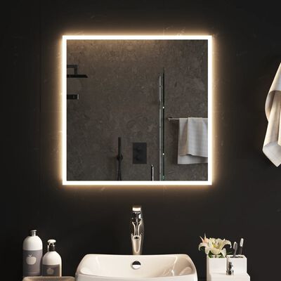 vidaXL vannasistabas spogulis ar LED, 60x60 cm