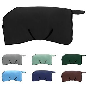 vidaXL Zirgu sega Melna Poliesters