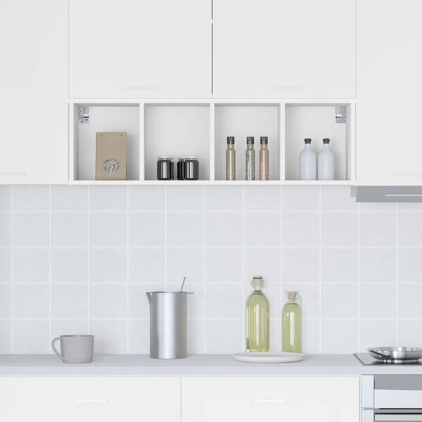 vidaXL Piekarams skapītis Balts 30 x 29,5 x 100 cm Inženierijas koks