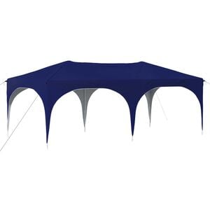 vidaXL Pop-up svinību teltis Zila 575 x 288 x 245 cm Oksforda audums