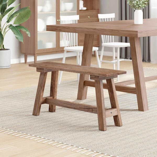 vidaXL sols Dabiska 93 x 26 x 45 cm Mahagona koks