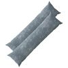 vidaXL Spilvenu pārvalks HEERLEN Gai&scaron;i zila 40 x 145 cm &Scaron;enila audums