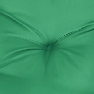 vidaXL palešu spilvens, 60x60x12 cm, audums, zaļš