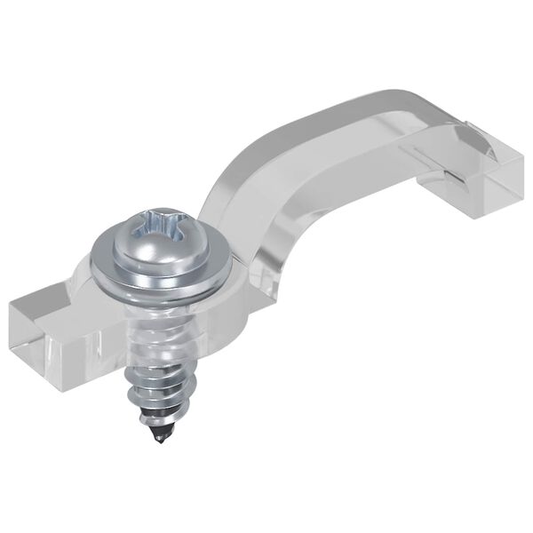 vidaXL LED stripa 2 pcs Melna un caurredzama 5500 mm Vara un plastmasa