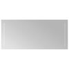 vidaXL LED vannas spogulis Caurspīdīgs 90 x 40 cm rūdīts stikls