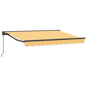 vidaXL Rokas markīze 3,5 x 2 m Smil&scaron;u 100% poliesters