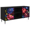 vidaXL Televizora skapī&scaron;a KIEL 102 x 33 x 51 cm Melns ozols