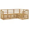 vidaXL Dīvāna komplekti 4 pcs Balts 185,5 x 126,5 x 73 cm