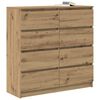 vidaXL bufete Artisan Oak 100x35x99 cm Engineered Wood