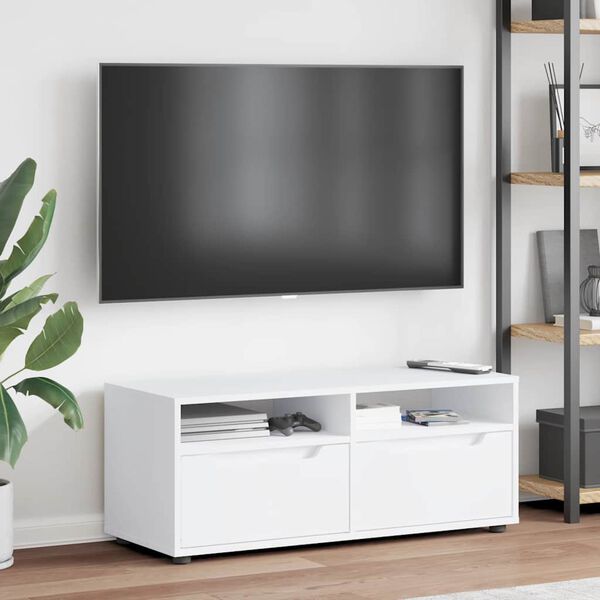 vidaXL TV skapis "VISNES" Balts 100x40x38 cm Engineered Wood