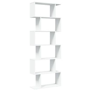 vidaXL telpas sadalītājs, grāmatu plaukts, 6 līmeņi, 70x24x193 cm