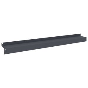 vidaXL Zāliena Apmale 10 gab. 100 x 10 x 8 cm Tērauds Antracīta