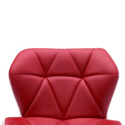 vidaXL bāra krēsls, vīnsarkana mākslīgā āda
