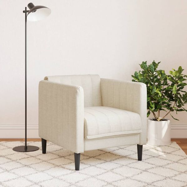 vidaXL atpūtas krēsls, lins