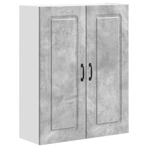 vidaXL Trauku ma&scaron;īnas panelis Kalmar Betona pelēks 80 x 31 x 100 cm