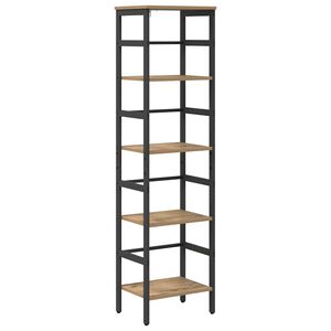 vidaXL Grāmatu plaukts 4 līmeņi 40 x 29,5 x 149 cm Inženierijas koks